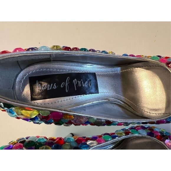 Haus of Price Women’s Size 7.5 Dazie Stilettos Multicolor Bling Designer Heels - Picture 13 of 16